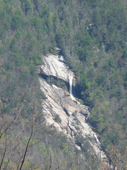 Zoomed in Shot of Slicking Falls near Table Rock